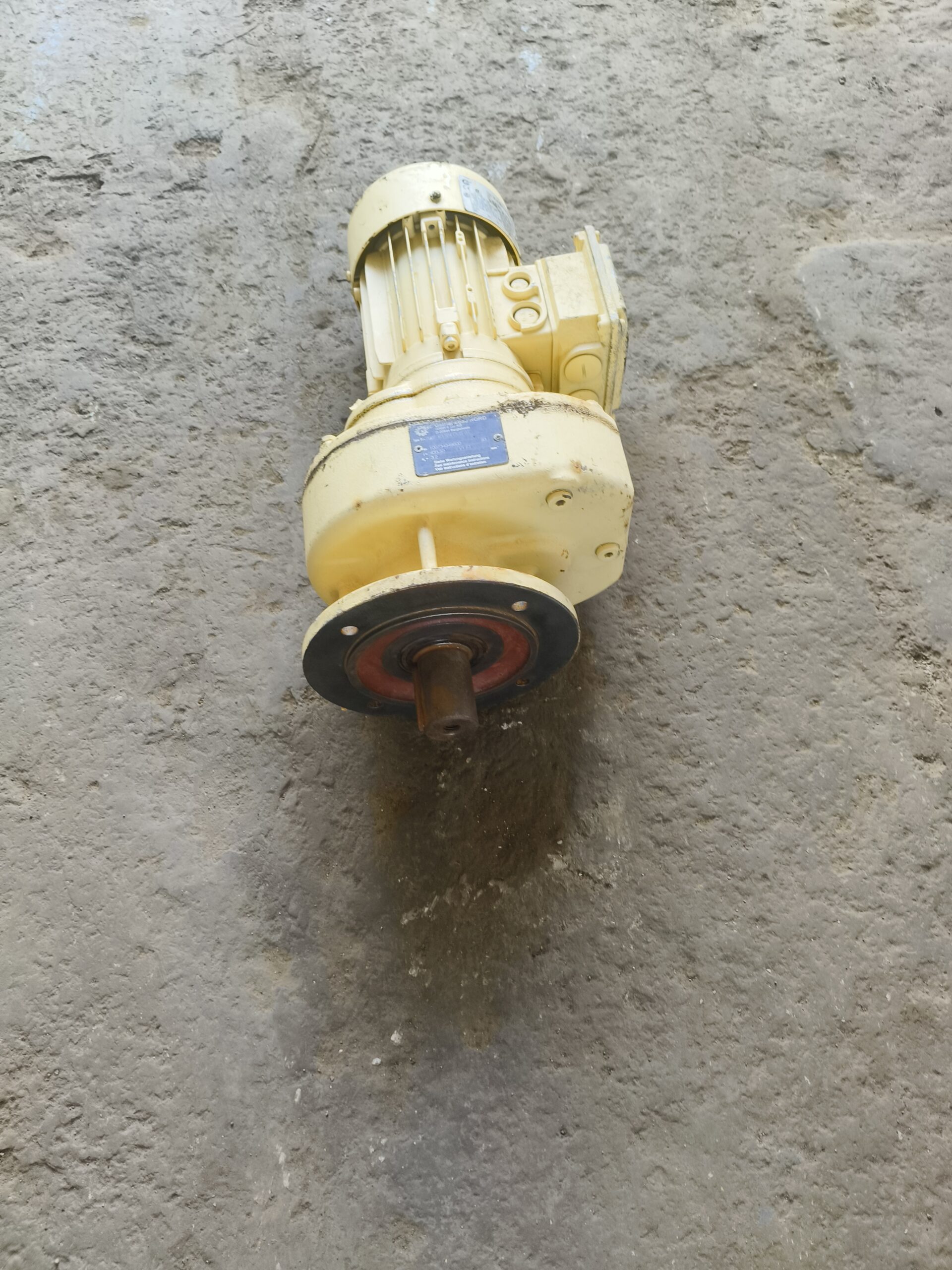 0.25 hp 3 rpm gear motor