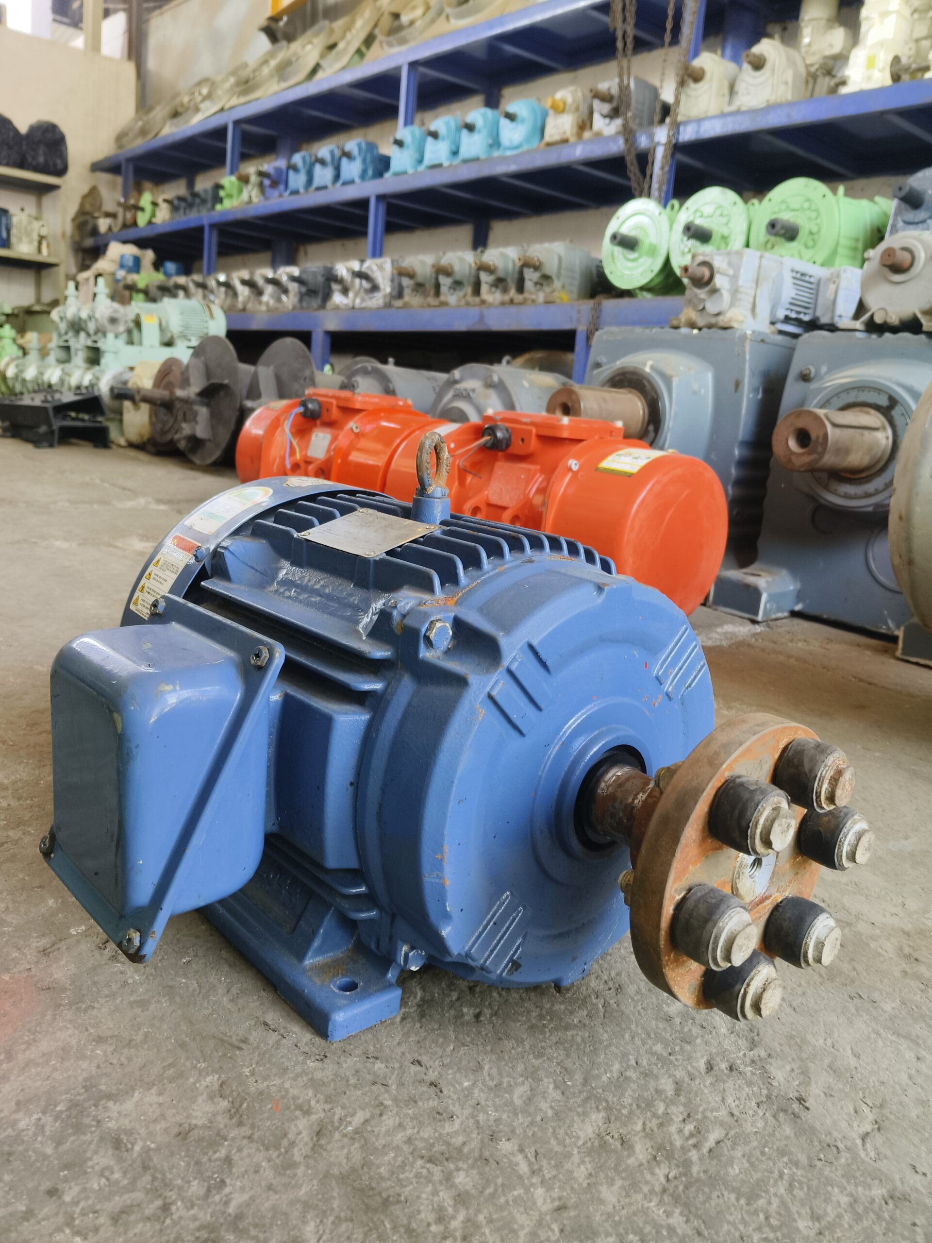 7.5 hp 960 rpm electric motor