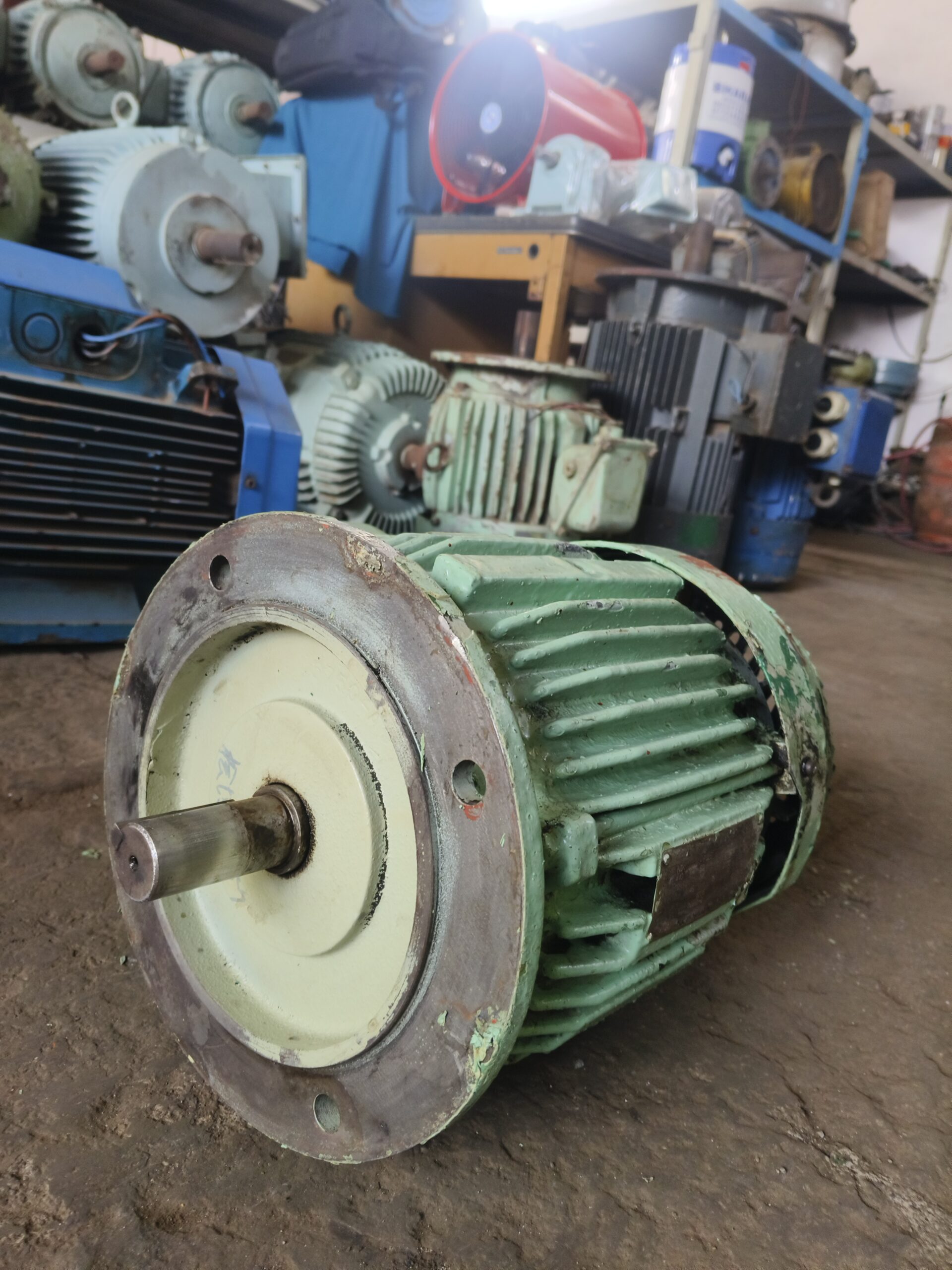 5 hp flange mounting electric motor